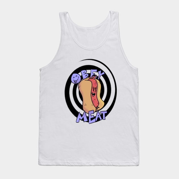 OBEY MEAT! Tank Top by Pistachio_Ink